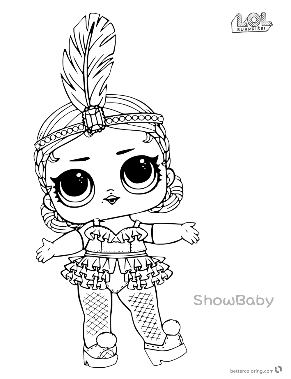 Coloring and Drawing: Coloring Pages Lol Surprise Dolls