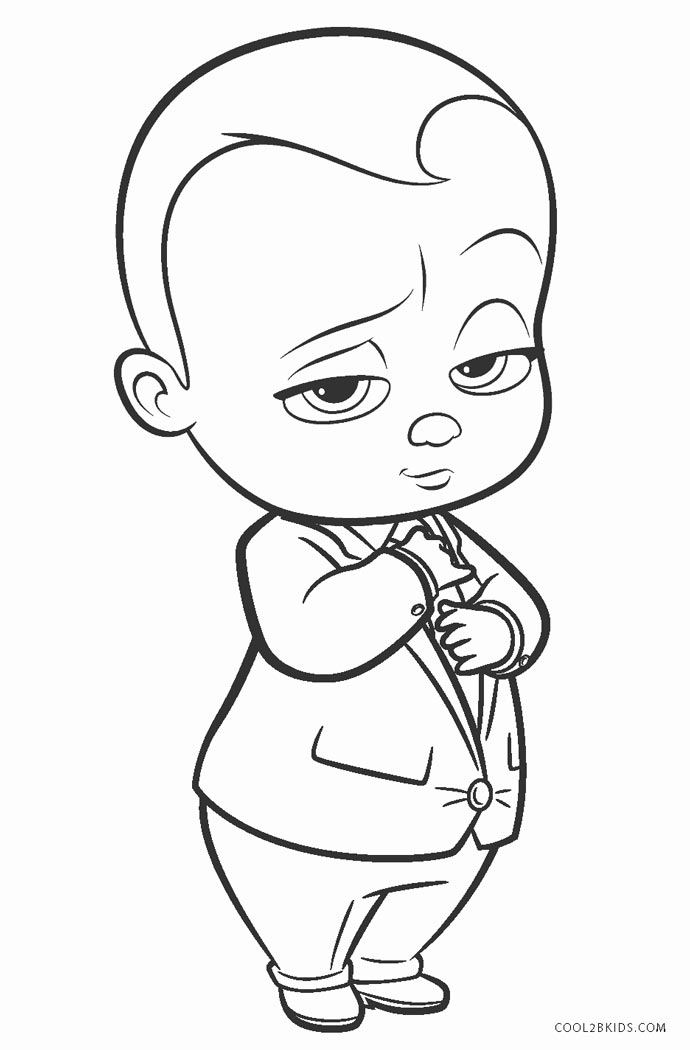 Boss Baby Coloring Pages Coloring Home
