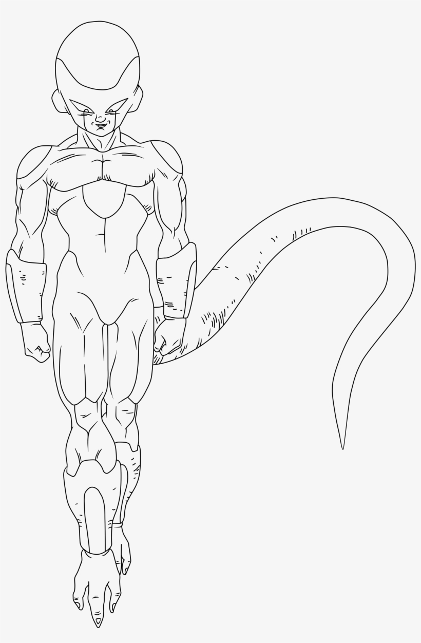 Dragon Ball Z Frieza Coloring Pages PNG Image | Transparent PNG ...