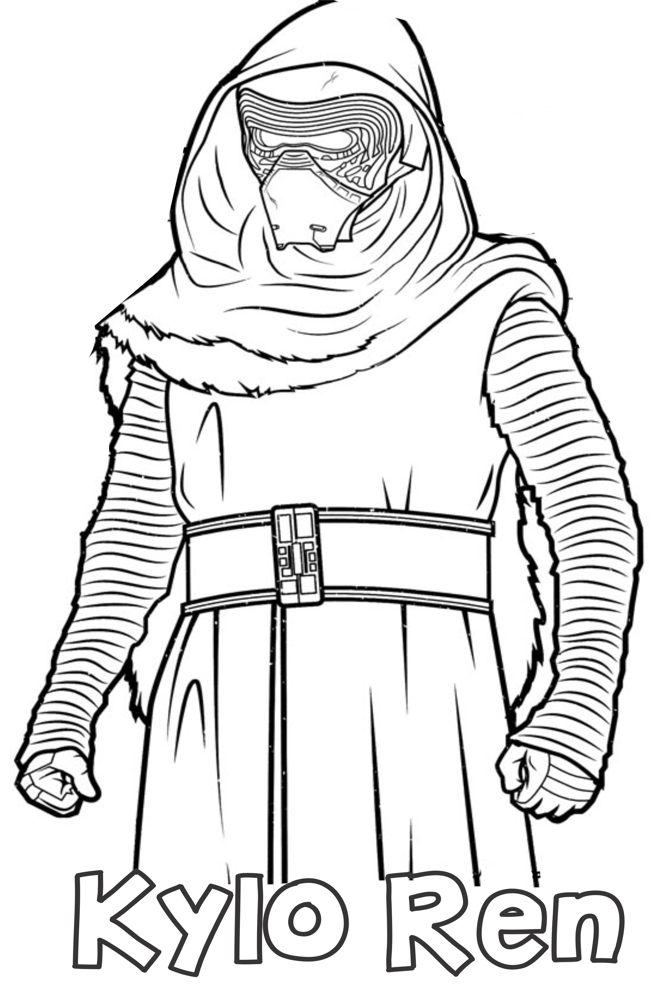 Kylo Ren Coloring Pages - Coloring Home
