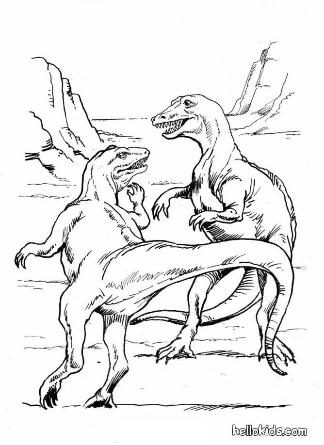 DINOSAUR coloring pages : 87 free Prehitoric Animals coloring ...