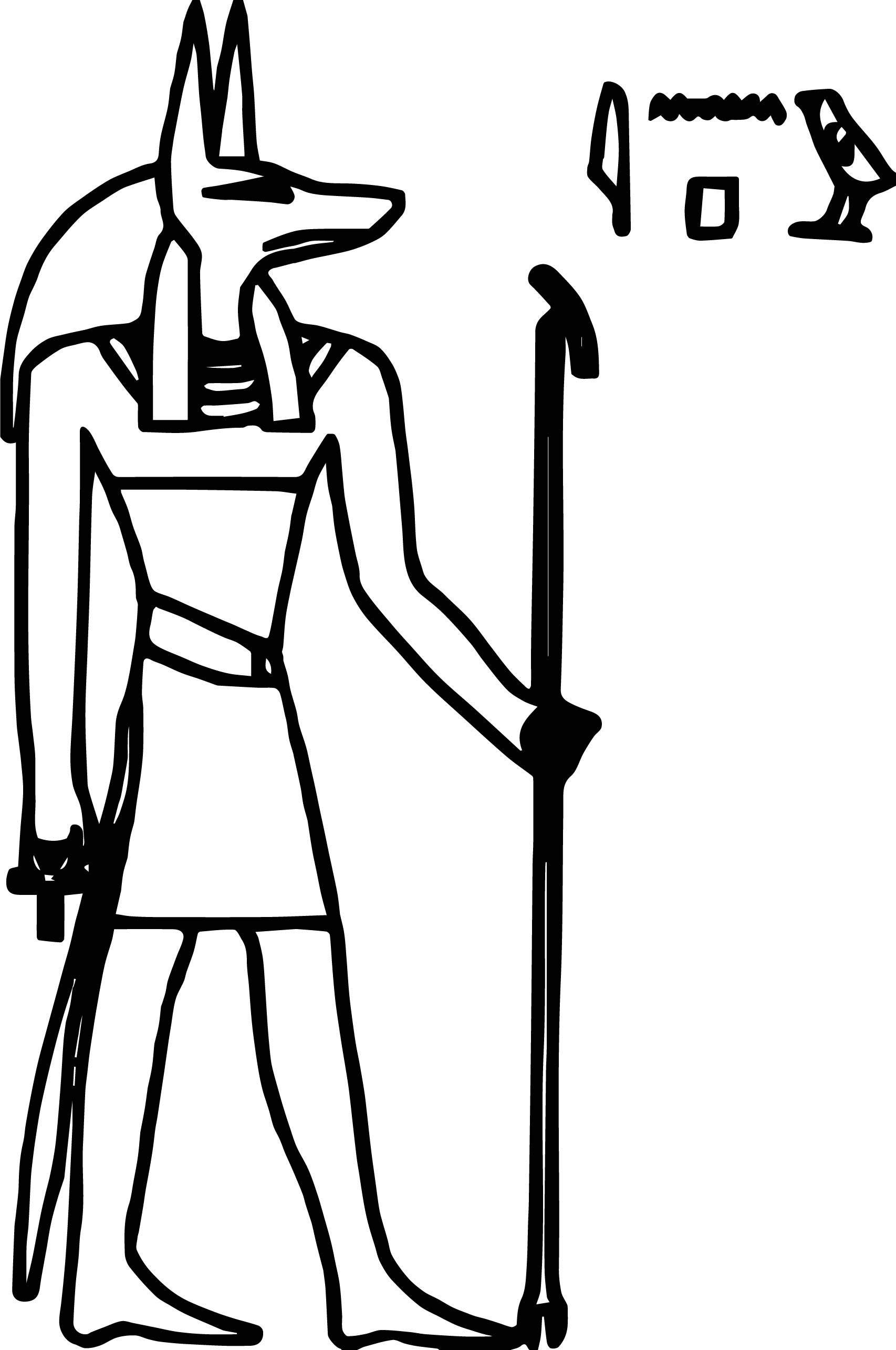 Anubis Coloring Pages.