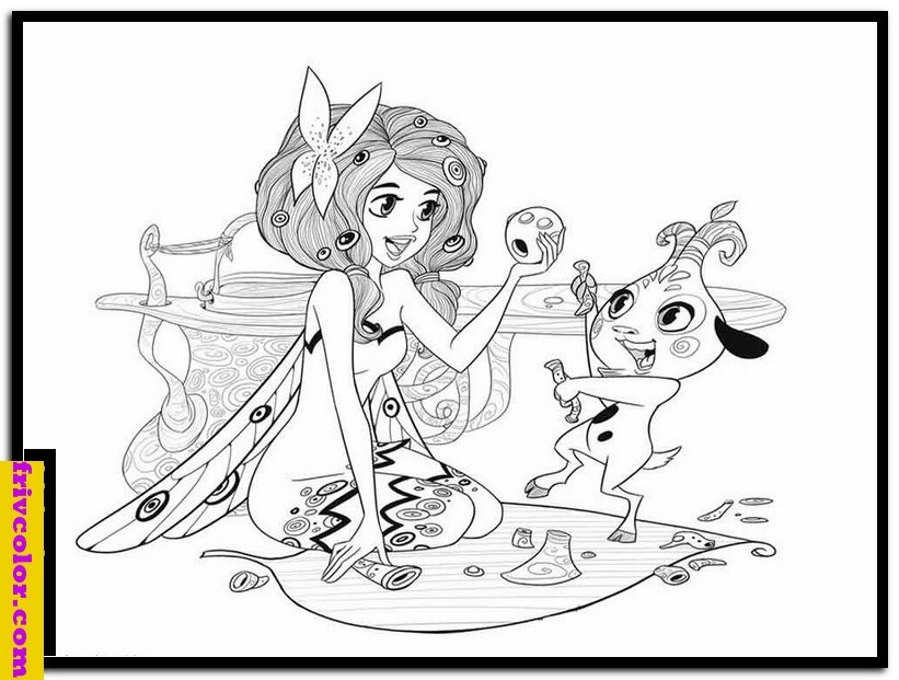 Mia And Me 3 - Friv Free Coloring Pages For Children ...