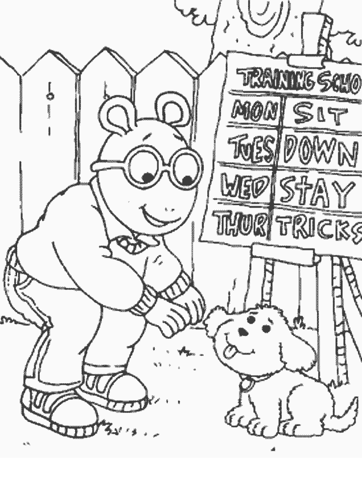 Arthur 17 Cartoons Coloring Pages & Coloring Book