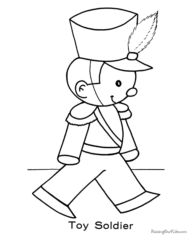Lots of Christmas Toys Coloring Pages!