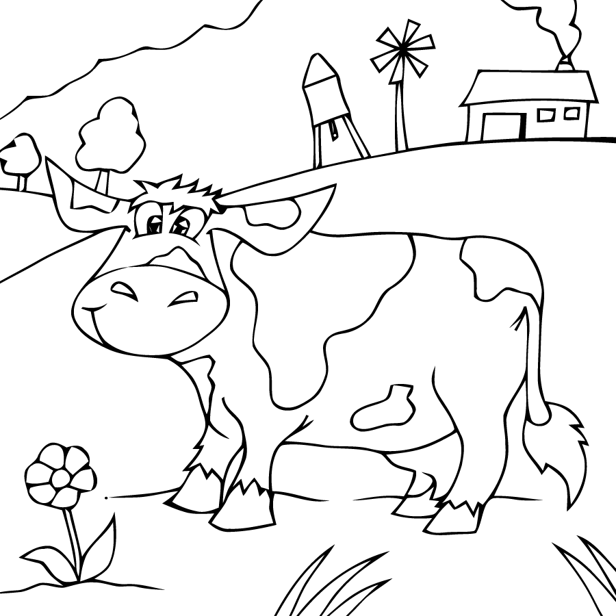 Drawing Countryside #165465 (Nature) – Printable coloring pages