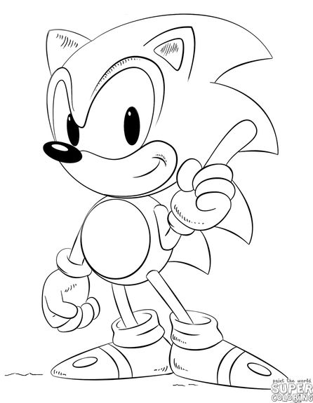 How To Draw Sonic | Step By Step Drawing Tutorials | Cartoon Coloring  Pages, How To Draw Sonic, Superhero Coloring - Coloring Home