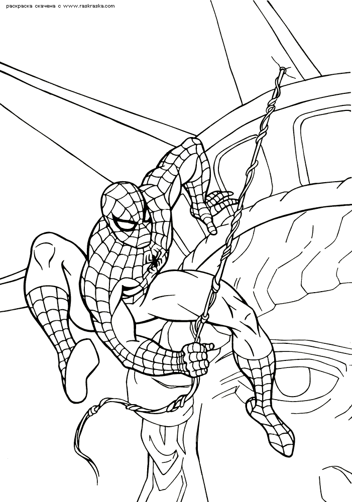 spiderman coloring pages free - Clip Art Library