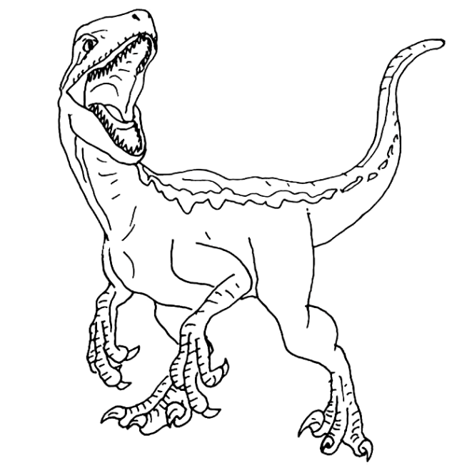 Scorpius Rex Coloring Page