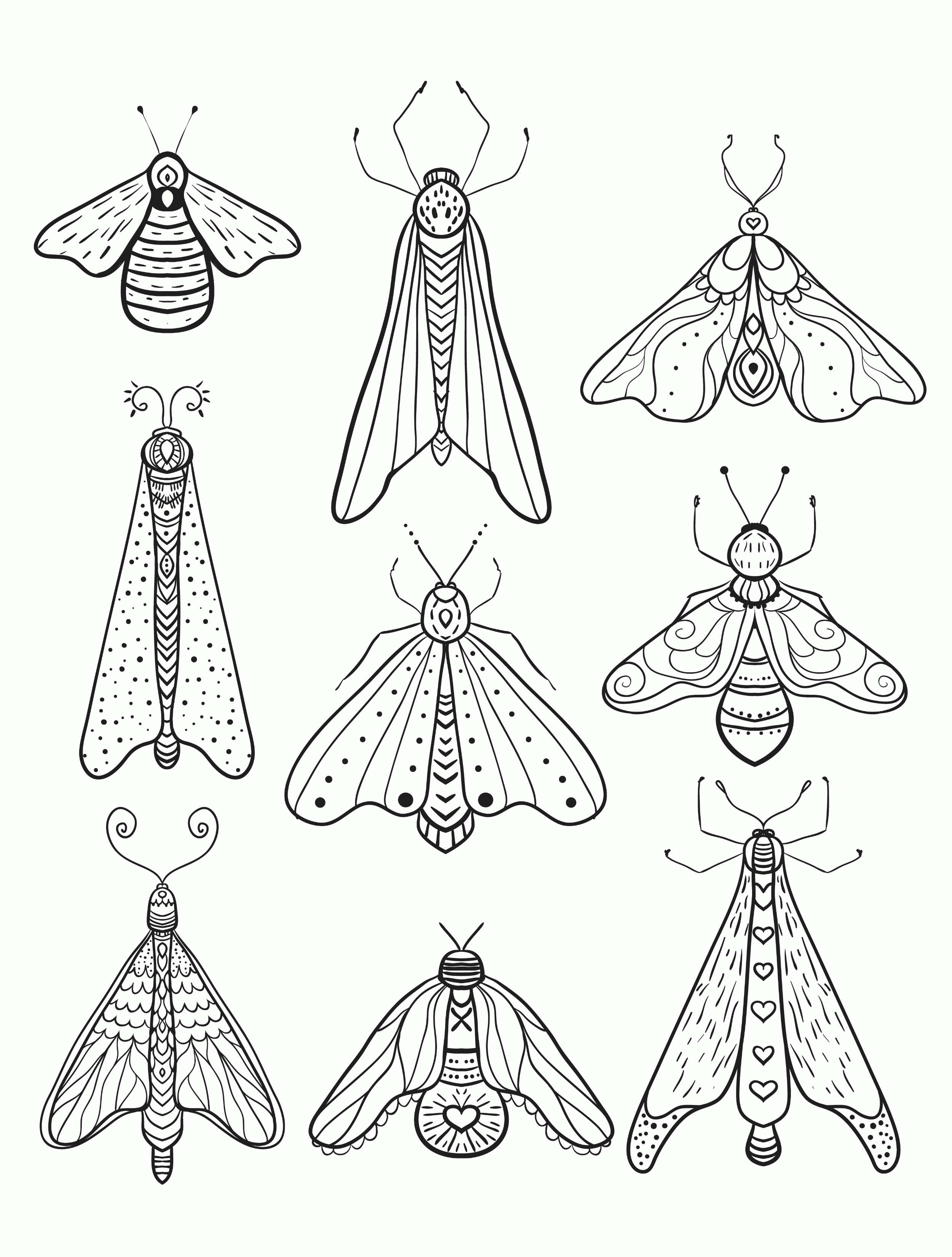 23 Free Printable Insect & Animal Adult Coloring Pages - Page 10 ...