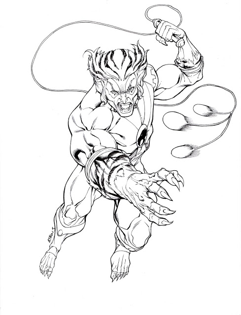 ThunderCats Tygra Coloring Page - Free Printable Coloring Pages for Kids