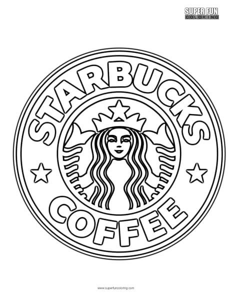 Starbucks Coloring Page - Super Fun Coloring