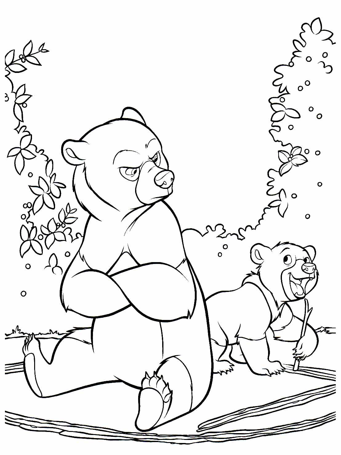 Printable Brother Bear coloring pages for kids - Brother Bear Kids Coloring  Pages