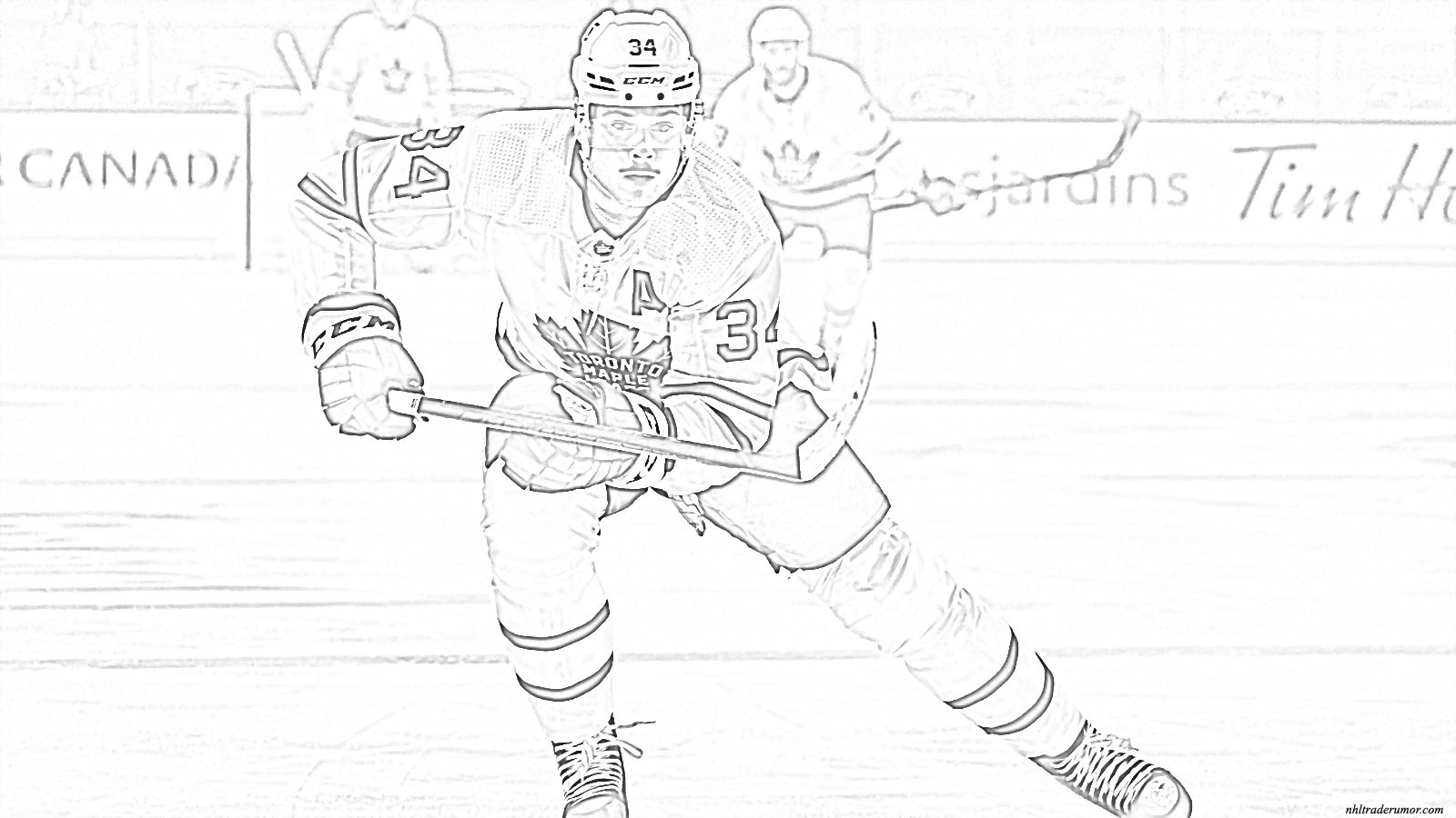 Hockey Coloring Page. NHL Logo - Coloring Home