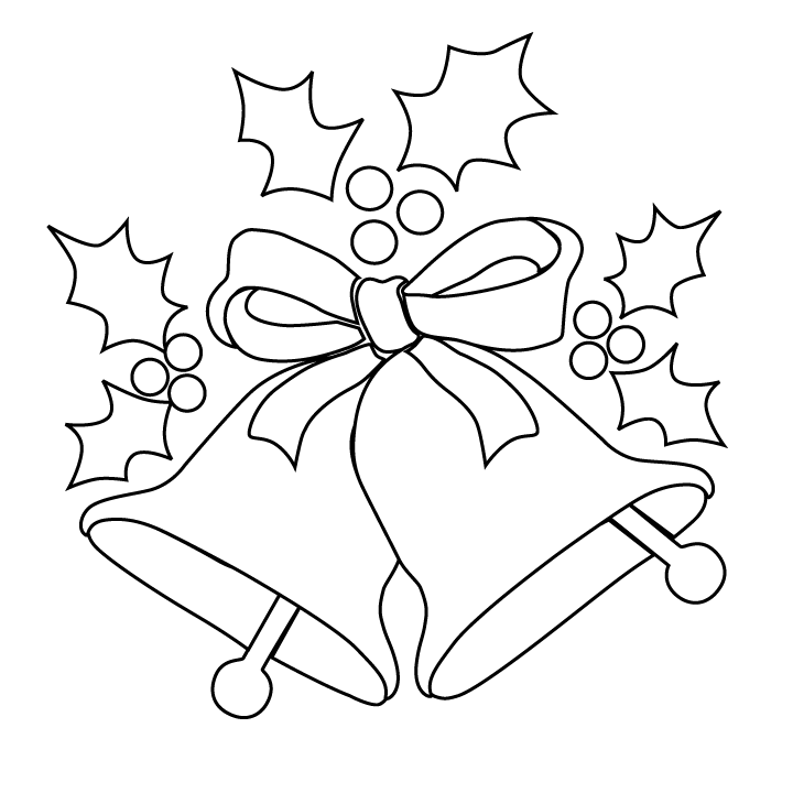 Christmas Bells Picture - Christmas Bells Coloring Page