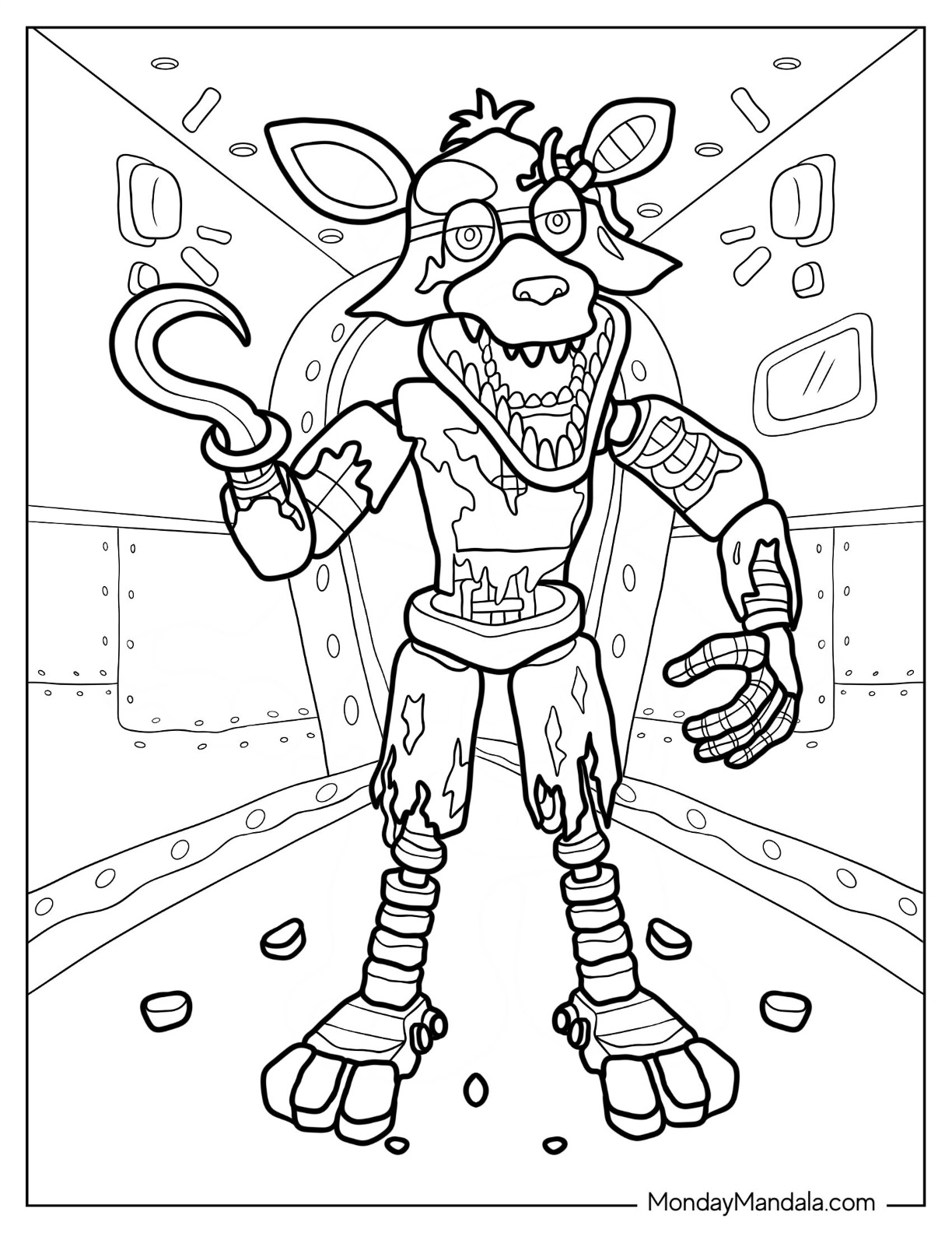 Five Nights At Freddie's Coloring Pages ...
