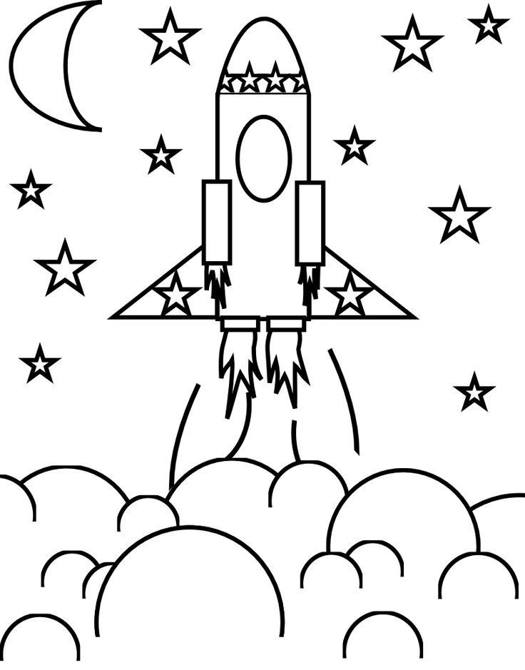 Space Ships Coloring Pages - Coloring Home