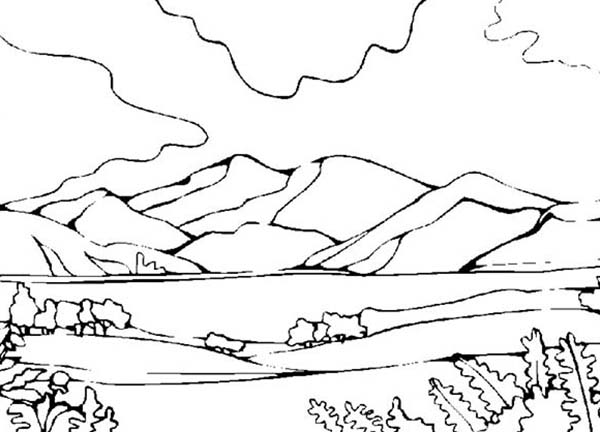 Pin di Landscapes Coloring Pages