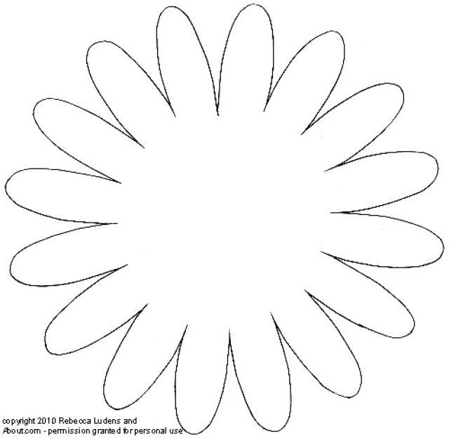 Free Flower Patterns and Scrapbook Page Sketches