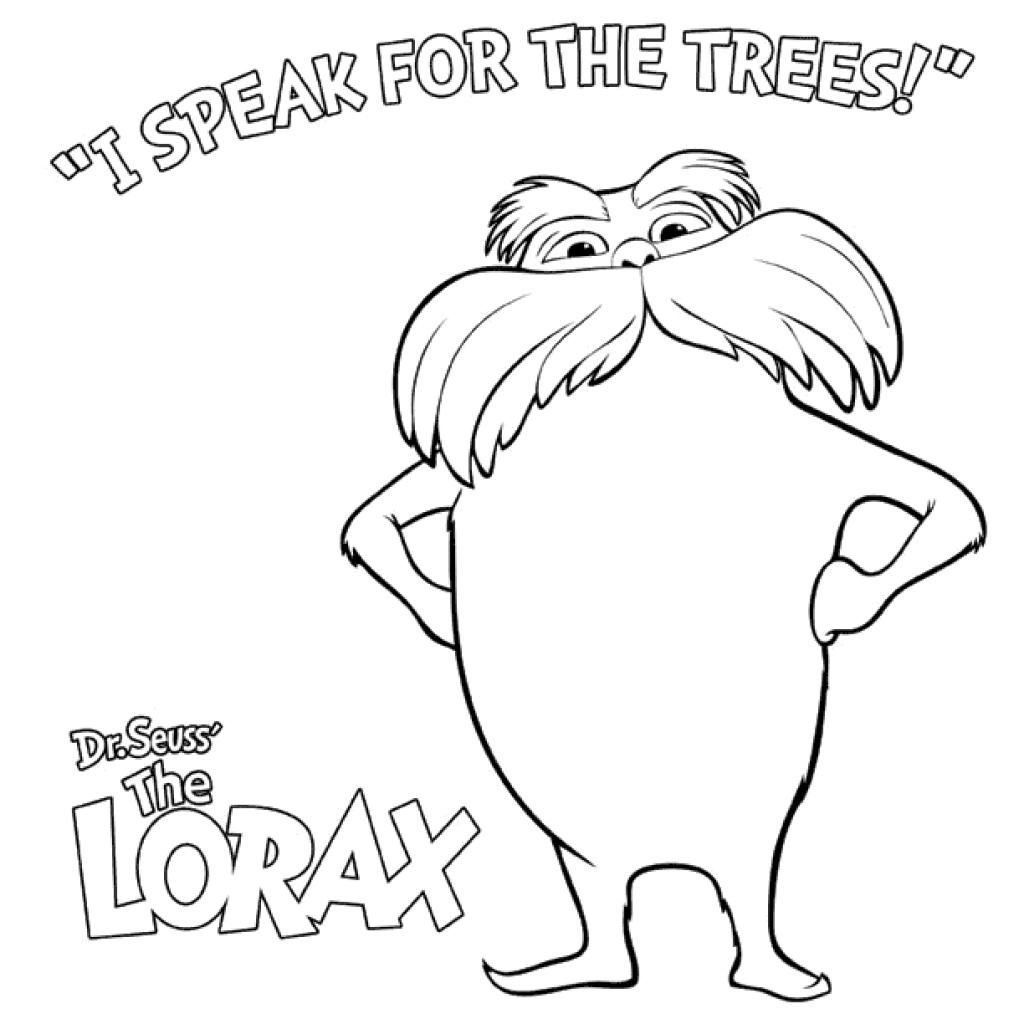 Lorax Coloring Page Related Keywords & Suggestions - Lorax ...