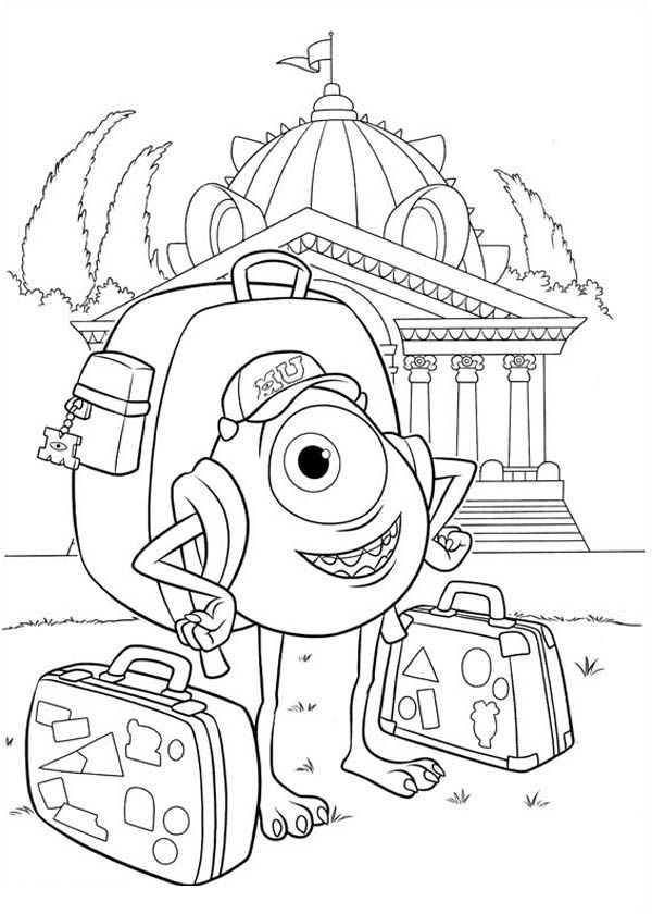 Download Monsters University Coloring Pages - Coloring Home