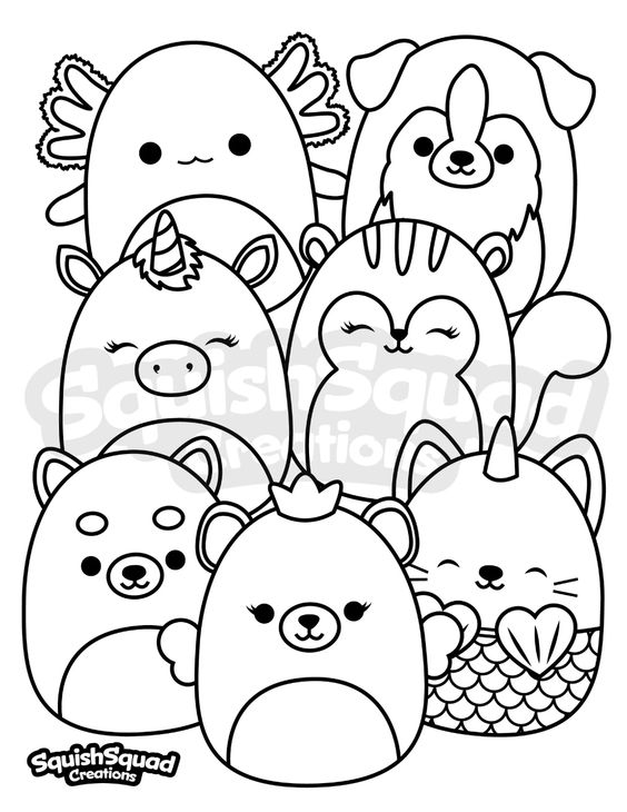 Pin on Squishmallow Coloring Pages