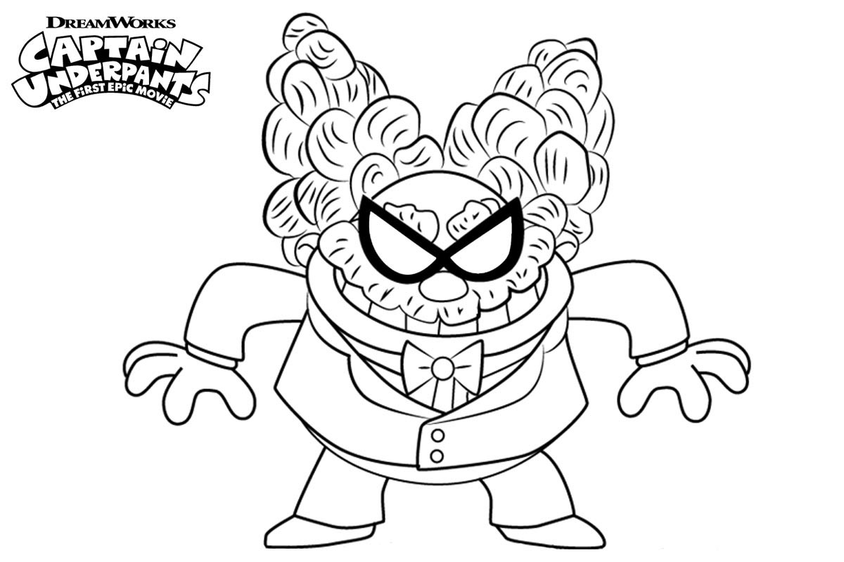 Captain Underpants Coloring Pages - Best Coloring Pages For Kids