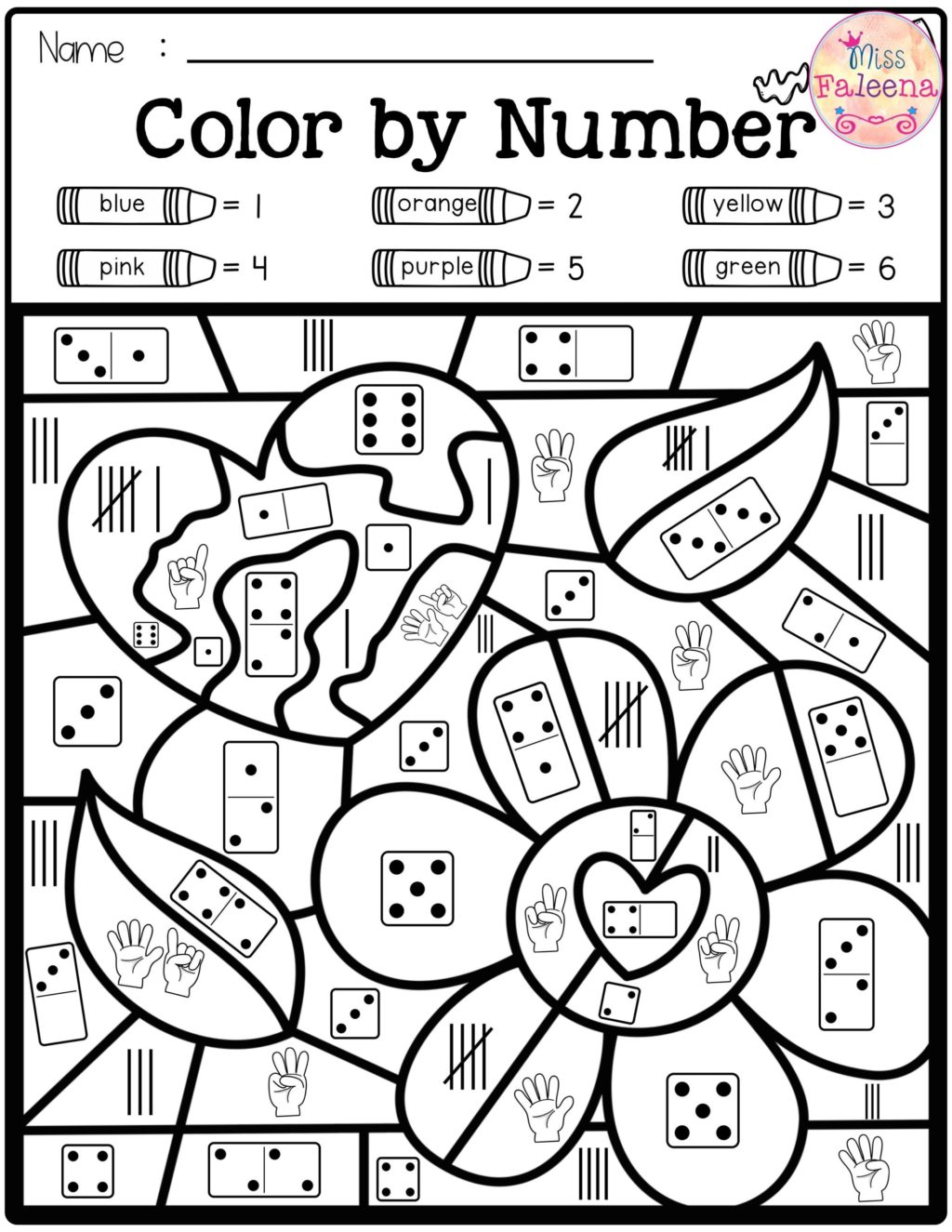 Free Printable Color By Code Worksheets