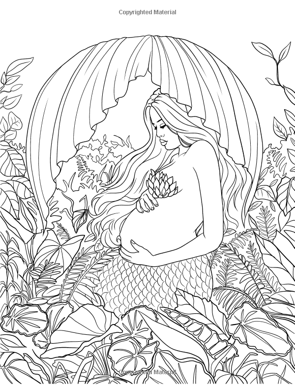 Mermaid Myth Mythical Mystical Legend Mermaids Siren Fantasy Mermaids Ocean  Sea Enchantment Sirens… | Mermaid coloring pages, Fairy coloring pages,  Mermaid coloring