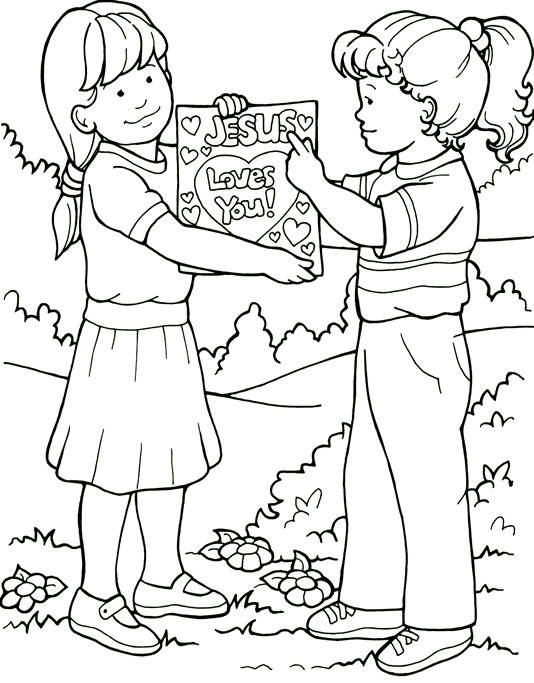  Sharing Coloring Page 8