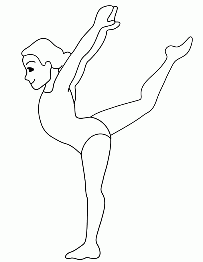 Printable Gymnastics Coloring Pages | Free Coloring Pages
