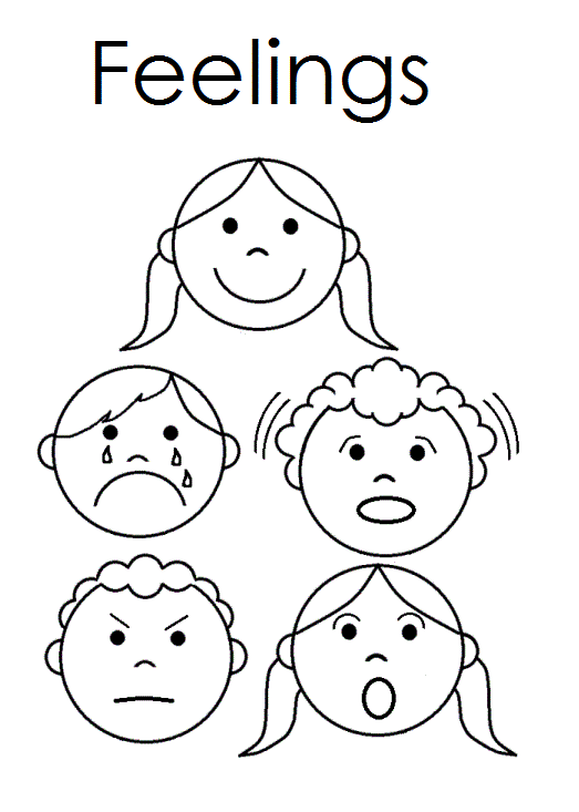 How Do You Feel? Pictures For Coloring 3