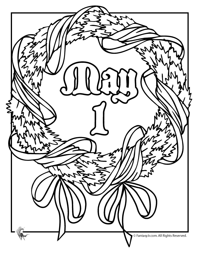 Printable May Day Baskets & May Day Coloring Pages - Woo! Jr. Kids ...