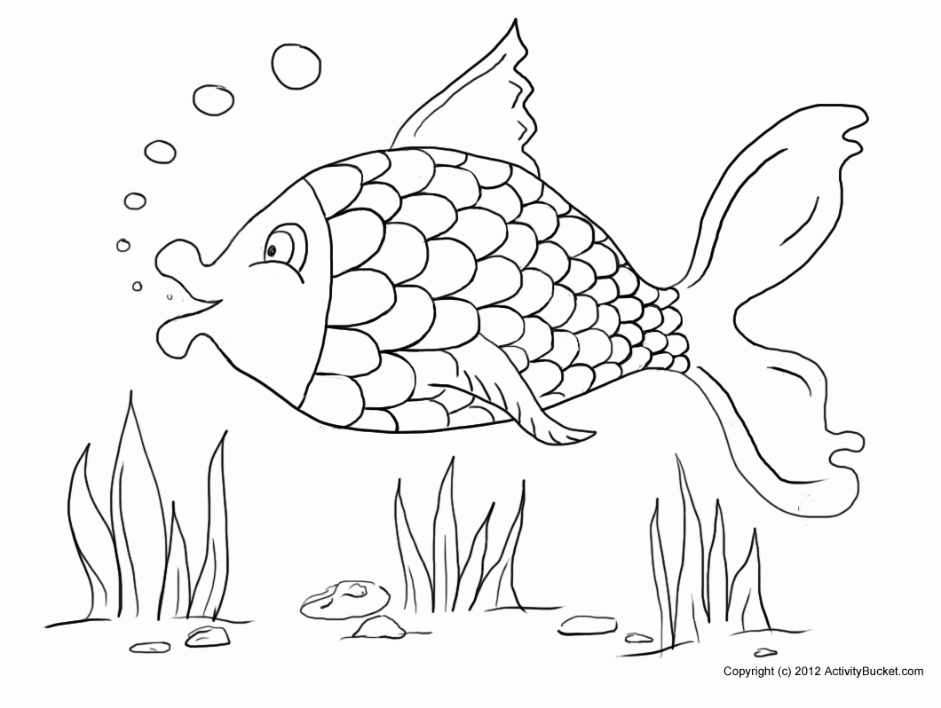 Detailed Fish Coloring Pages Coloring Home