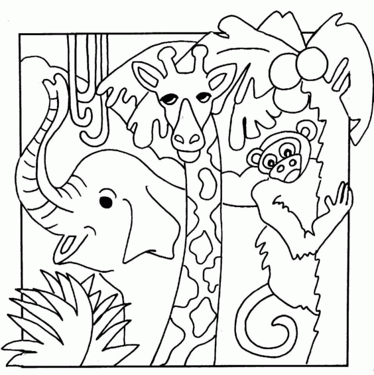 Adult Coloring Pages Safari - Coloring Home