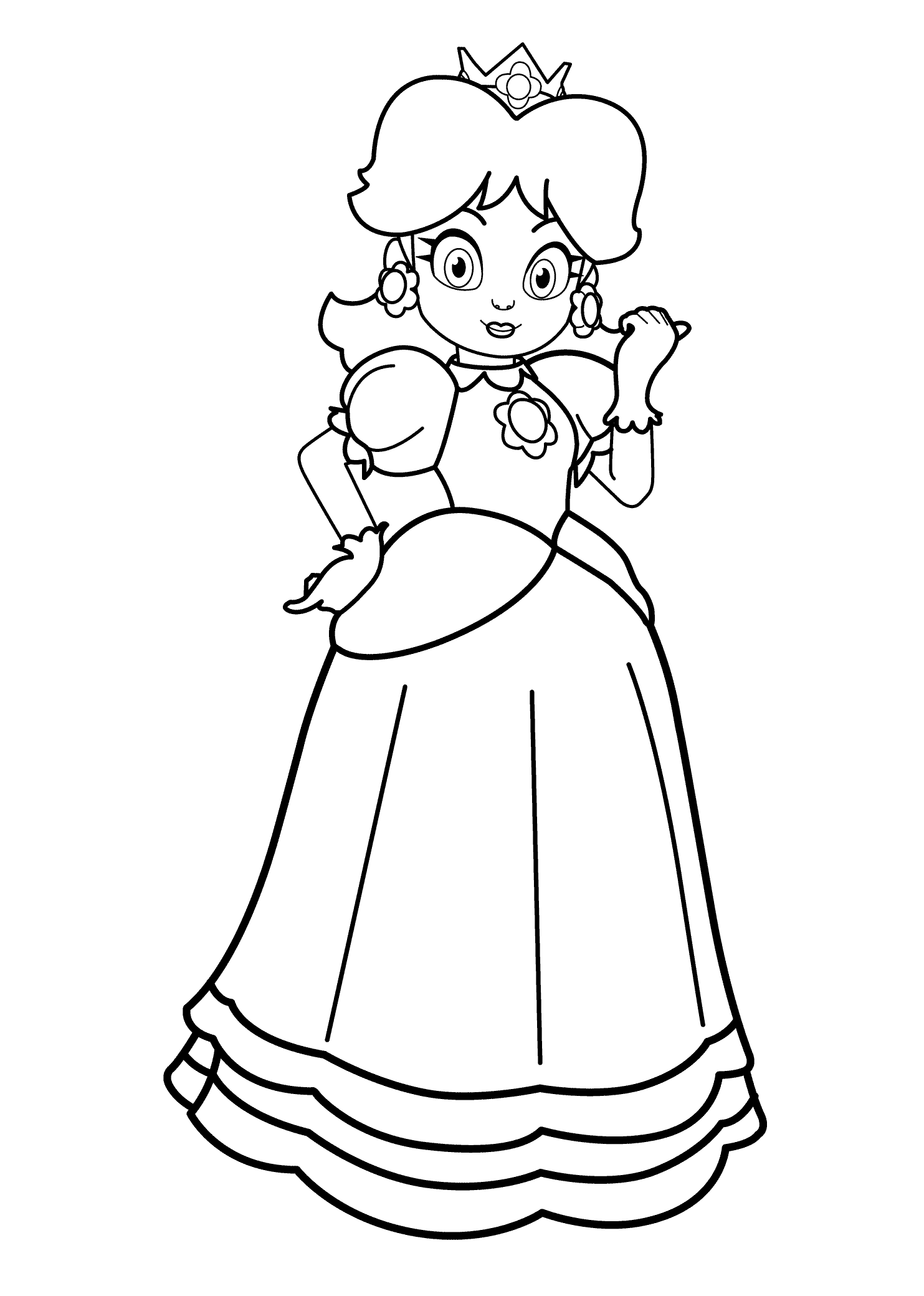 Download Super Mario Daisy Coloring Pages - Coloring Home
