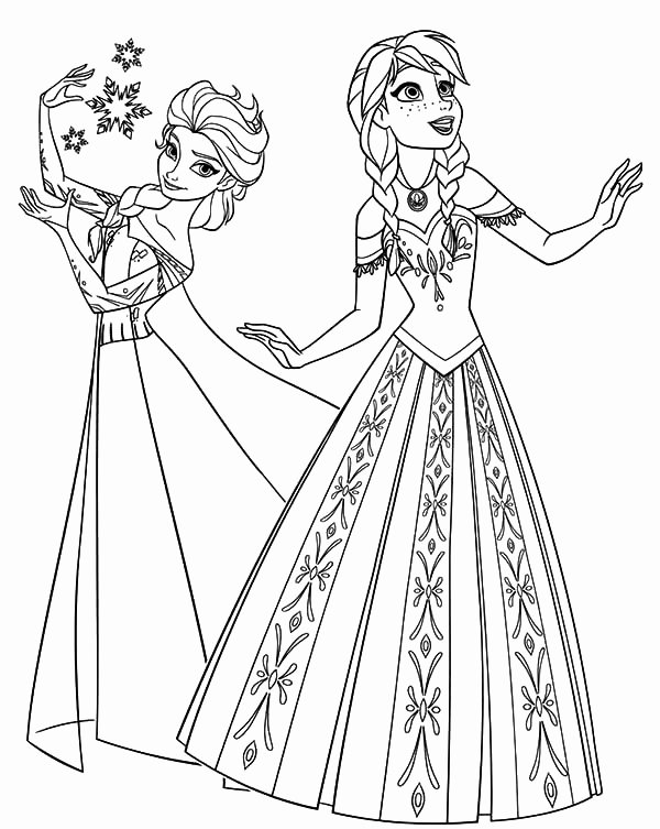 Anna Frozen Coloring Page Best Of Free Printable Elsa Coloring ...