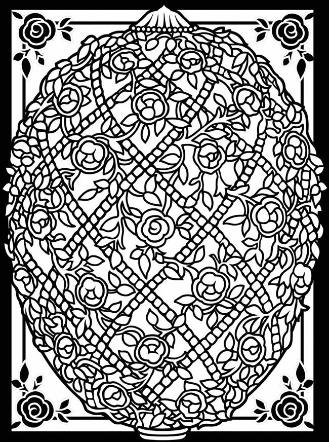 Stained Glass Printables - Coloring Pages for Kids and for Adults