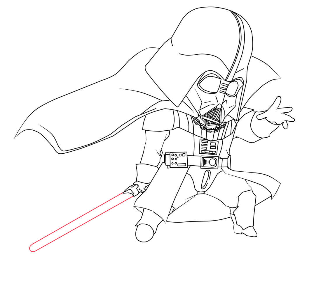 Darth Vader Helmet Coloring Page - High Quality Coloring Pages