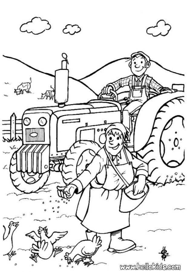 Farm S - Coloring Pages for Kids and for Adults