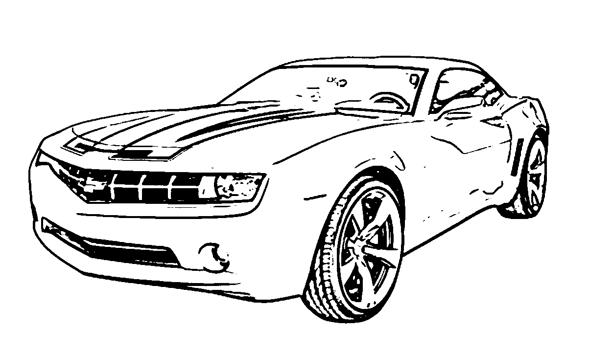 Chevrolet Camaro Transformers Cars Coloring - Coloring Home