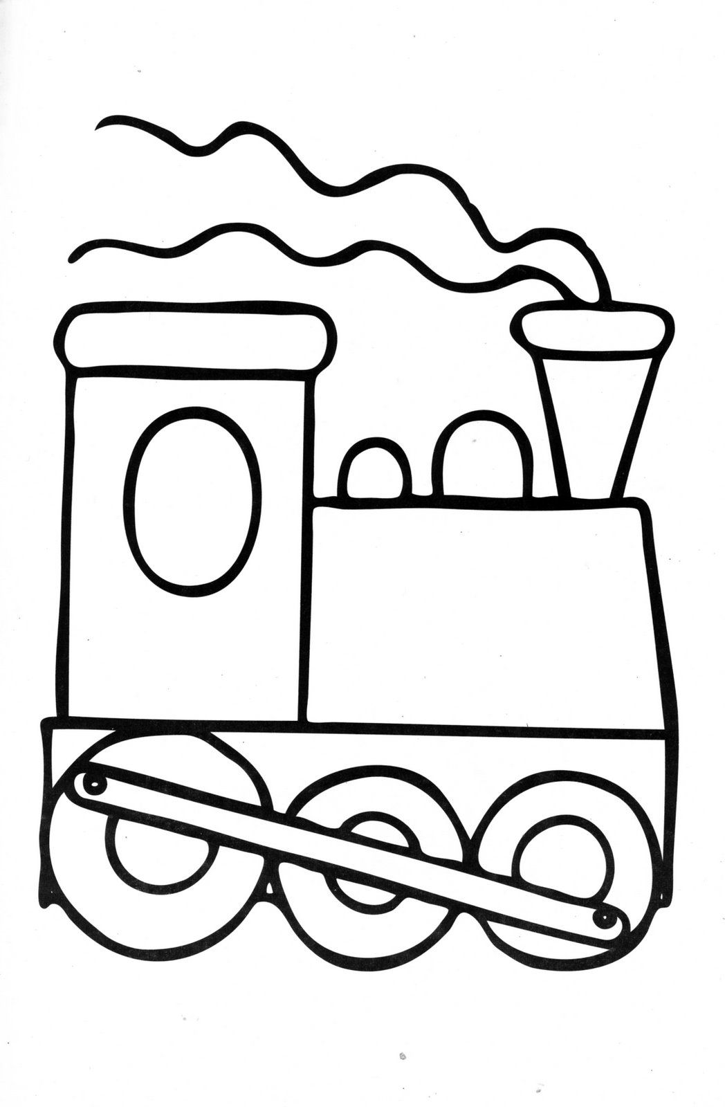 Simple Coloring Pages For Preschoolers - Coloring Home