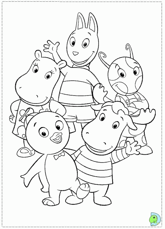 Backyardigans Coloring Pages Free - Coloring Home