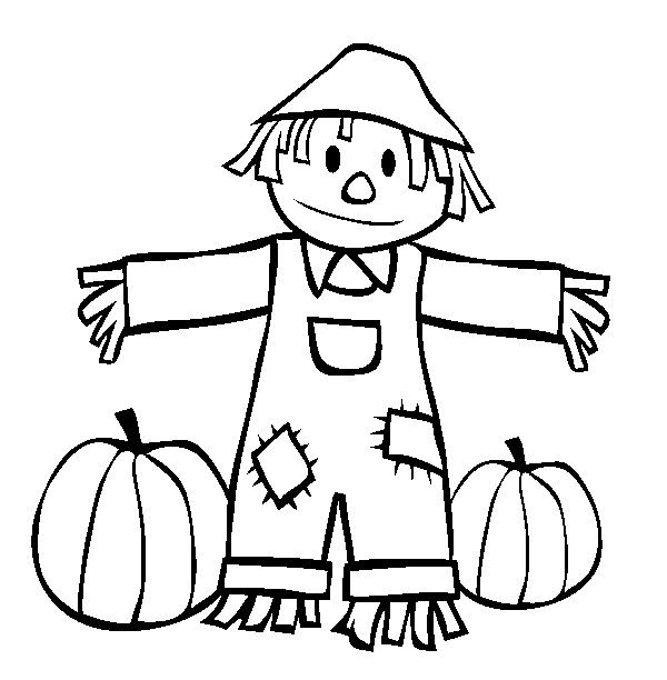 Free Scarecrow Coloring Pages – Halloween Arts
