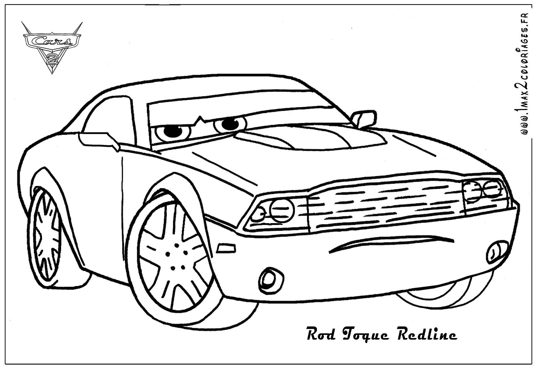  Cars Christmas Coloring Pages 8