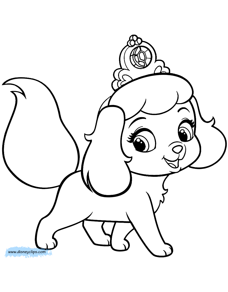 Disney Palace Pets Printable Coloring Pages | Disney Coloring Book