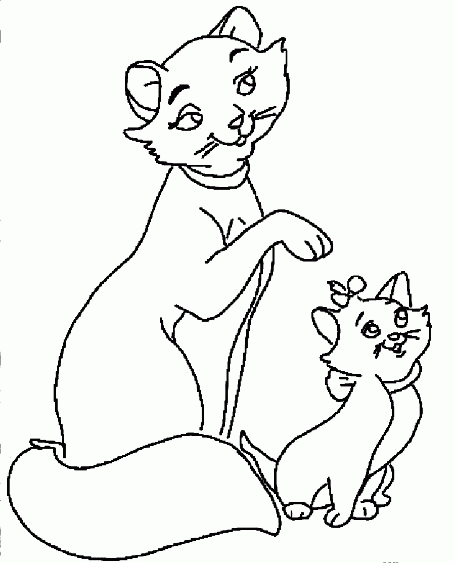 Kitten Coloring Pages Printable - Coloring Page