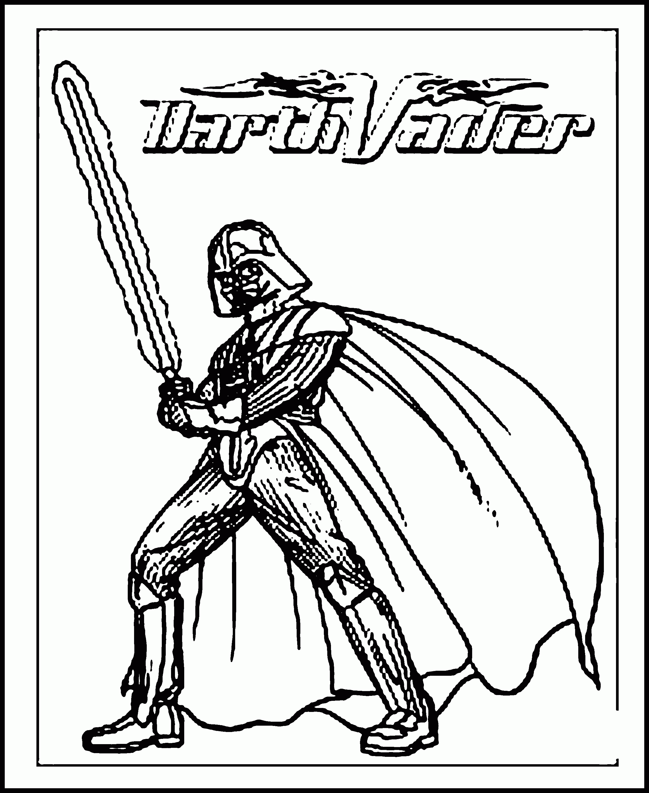 Easy Free Printable Star Wars Coloring Pages For Kids - Widetheme