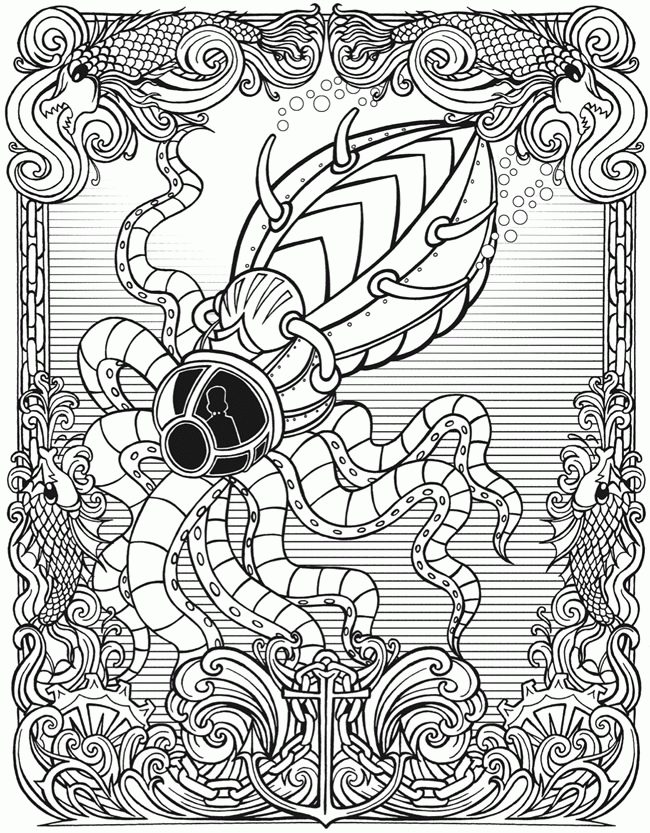 11 Pics of Dover Publications Steampunk Coloring Page - Steampunk ...