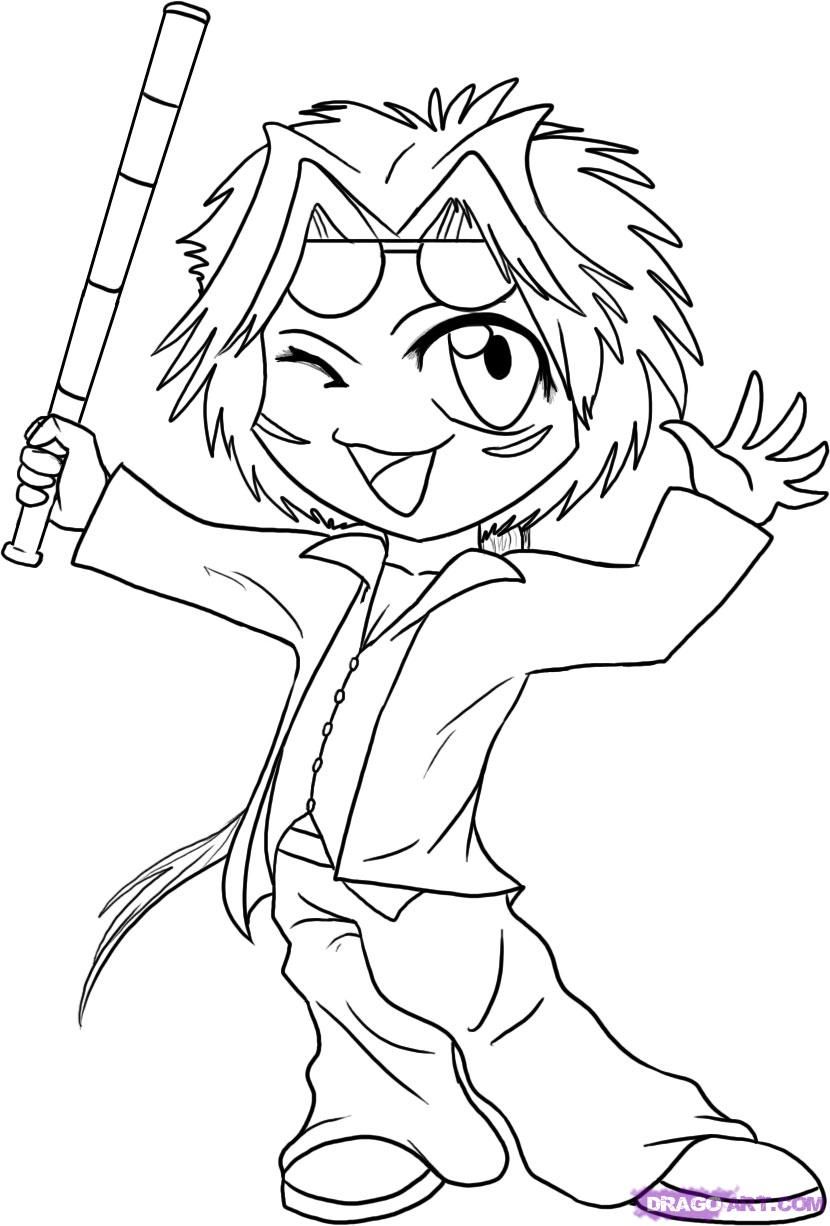 Draw Chibi Reno, Step by Step, Drawing Sheets, Added by Dawn ...